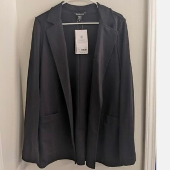 Athleta Eastbound Blazer Size 22 Black Business Casual Travel Jacket #986273 - Picture 3 of 8